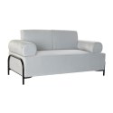 Sofa DKD Home Decor Czarny Metal Poliester Celeste (154 x 76 x 76 cm)