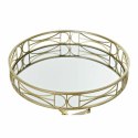 Konsola DKD Home Decor Złoty Metal Lustro 48,5 x 48,5 x 58,5 cm (2 Sztuk)