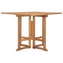 Folding Patio Dining Table 35.4"x35.4"x29.5" Solid Teak Wood
