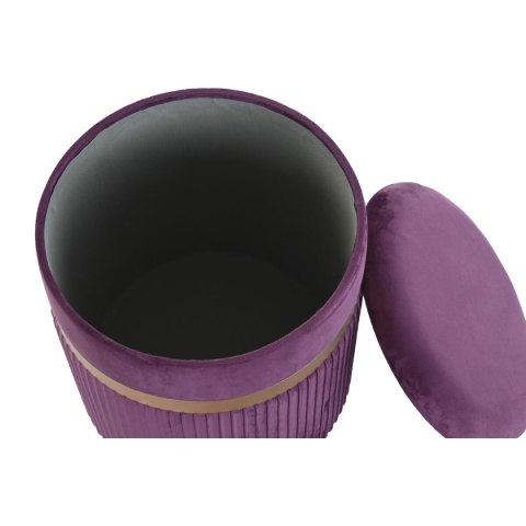 Ergonomiczny DKD Home Decor Poliester MDF Bordeaux (39 x 39 x 49 cm)