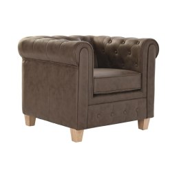 Fotel DKD Home Decor 80 x 80 x 70 cm Drewno Ceimnobrązowy