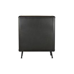 Komoda DKD Home Decor Jodła Czarny Metal Brązowy (80 x 40 x 95 cm)