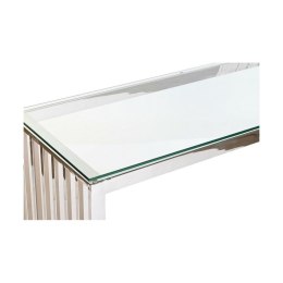 Konsola DKD Home Decor Szkło Srebrzysty Przezroczysty Stal 120 x 45 x 78 cm