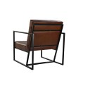 Krzesło DKD Home Decor Brązowy Czarny Metal 75 x 89 x 90 cm