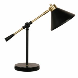Lampa stołowa DKD Home Decor Czarny Złoty Metal (17,7 x 38 x 40,6 cm) (17,7 x 44 x 40,6 cm)