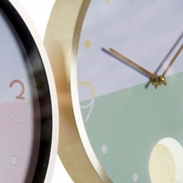 Zegar Ścienny DKD Home Decor Aluminium Szkło 30 x 5 x 30 cm (2 Sztuk) (12 Sztuk) (2 pcs)