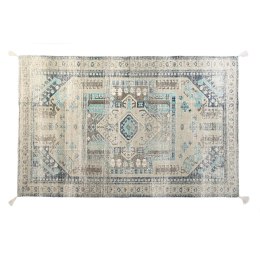 Dywan DKD Home Decor Wykończenie antyczne Niebieski Bawełna Arabia (120 x 180 x 1 cm)