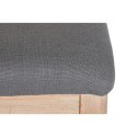 Krzesło do Jadalni DKD Home Decor Jodła Poliester Ciemny szary (46 x 53 x 90 cm)
