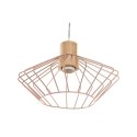 Lampa Sufitowa DKD Home Decor 34 x 34 x 21 cm Srebrzysty Czarny Szary Różowy Metal Biały 50 W 60 W Sosna