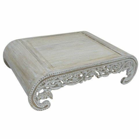 Stolik DKD Home Decor Biały Drewno Drewno mango 121 x 83,80 x 35,50 cm 121 x 83,8 x 35,5 cm