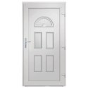 Drzwi zewnętrzne, białe, 88x190 cm, PVC