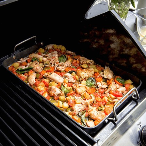 Brytfanna prostokątna z uchwytami CADAC Meridian z powłoką GreenGrill® Brytfanna prostokątna z uchwytami CADAC Meridian z powłoką GreenGrill®
