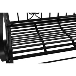 Fotel na biegunach DKD Home Decor Czarny Metal 118 x 90 x 92 cm