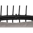 Fotel ogrodowy DKD Home Decor Czarny Szary Metal rattan syntetyczny 99 x 71 x 147 cm