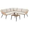 Kanapa ogrodowa DKD Home Decor 128 x 75 x 72 cm Metal rattan syntetyczny