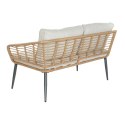 Kanapa ogrodowa DKD Home Decor 128 x 75 x 72 cm Metal rattan syntetyczny