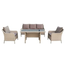Zestaw Stół i 3 Krzesła DKD Home Decor 175 x 73 x 81 cm