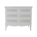 Komoda DKD Home Decor 100 x 40 x 87 cm Drewno Biały Romantyczny Drewno MDF