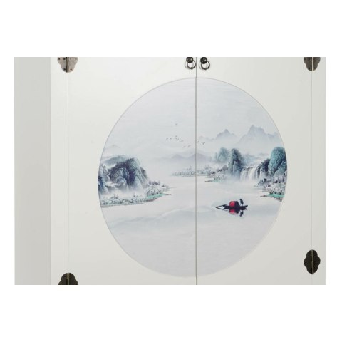 Kredens DKD Home Decor Biały Jodła Drewno MDF 85,5 x 50,5 x 186,2 cm