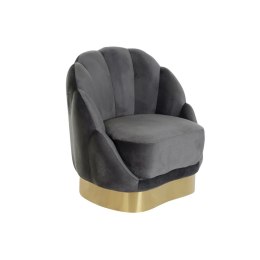 Krzesło DKD Home Decor 86 x 80 x 85 cm Szary Metal Biały Ciemny szary