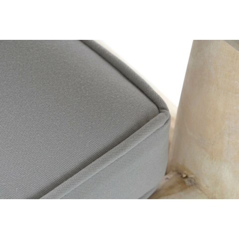 Fotel ogrodowy DKD Home Decor Naturalny Jasnoszary Teczyna 65 x 80 x 92 cm