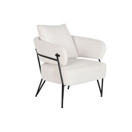 Krzesło DKD Home Decor Biały Poliester Metal 70 x 67 x 86 cm