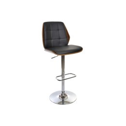 Krzesło DKD Home Decor Brązowy Czarny Srebrzysty 50 x 52 x 121 cm