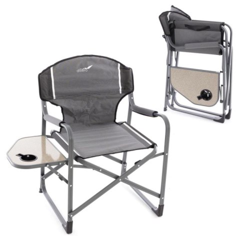 Krzesło kempingowe ze stolikiem - uchwytem - 2 sztuki