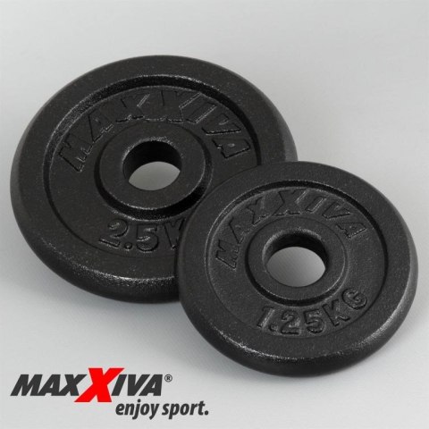 MAXXIVA Zestaw hantli żeliwnych, 2 x 15 kg MAXXIVA Zestaw hantli żeliwnych, 2 x 15 kg