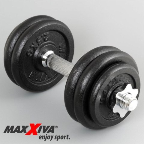 MAXXIVA Zestaw hantli żeliwnych, 2 x 15 kg MAXXIVA Zestaw hantli żeliwnych, 2 x 15 kg