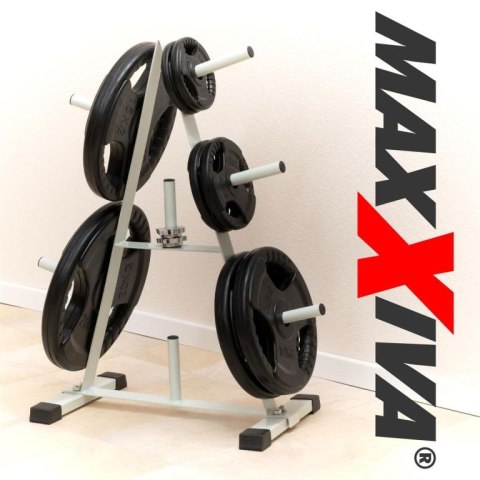MAXXIVA Zestaw obciążników, żeliwo pogumowane, 2 x 5 kg MAXXIVA Zestaw obciążników, żeliwo pogumowane, 2 x 5 kg
