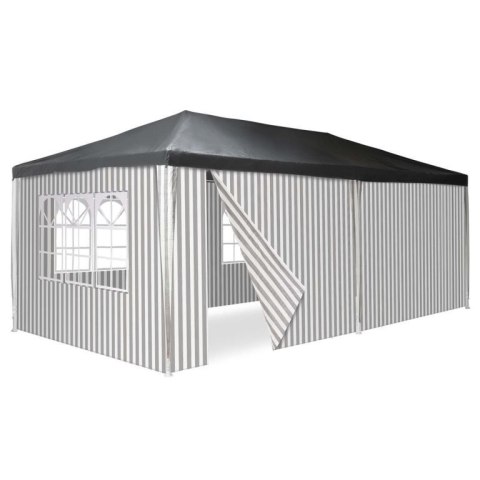Namiot ogrodowy 3×6 m z systemem klik i bocznymi ściankami