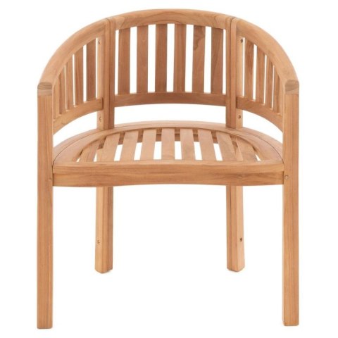 Krzesło DIVERO - impregnowane drewno tekowe