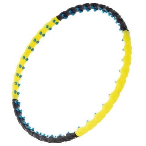 MAXXIVA Obręcz do masażu Hula Hoop, 108 cm, czarno-żółta