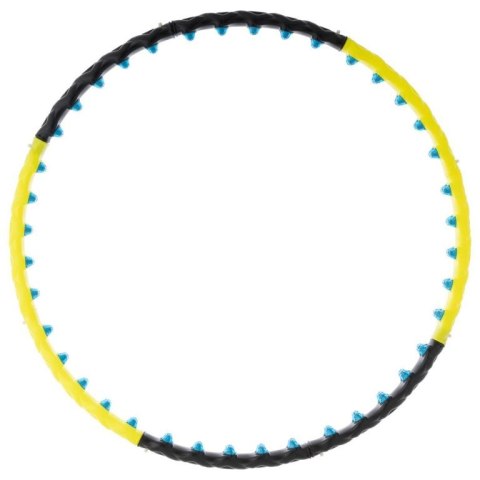 MAXXIVA Obręcz do masażu Hula Hoop, 108 cm, czarno-żółta MAXXIVA Obręcz do masażu Hula Hoop, 108 cm, czarno-żółta