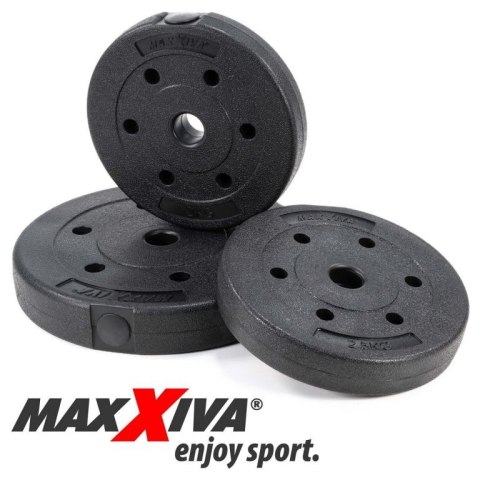 MAXXIVA Zestaw jednoręcznych hantli 2 x 20 kg MAXXIVA Zestaw jednoręcznych hantli 2 x 20 kg