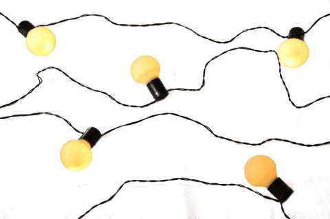 Oświetlenie - łańcuch 20 białych LED ciepło-biała