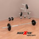 MAXXIVA Gryf olimpijski 140 cm z blokadą gwiazdową