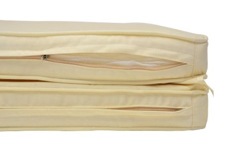 Materac z poduszką Garth - kremowa