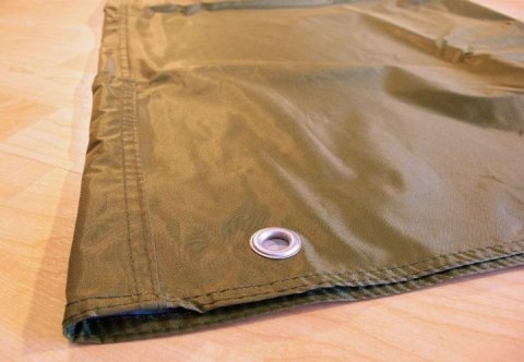 Półokrągły parasol balkonowy 270 cm terakota + podstawa