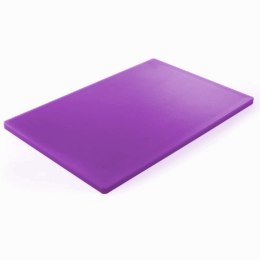 Deska kuchenna do krojenia HACCP HDPE dla alergików 60x40cm fioletowa - Hendi 825662