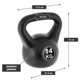 MAXXIVA Kettlebell, czarny, 14 kg