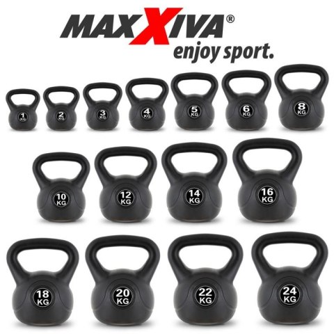 MAXXIVA Kettlebell, czarny, 20 kg MAXXIVA Kettlebell, czarny, 20 kg