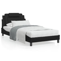 Bed Frame with Headboard Black 39.4