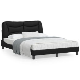 Bed Frame with Headboard Black 53.9