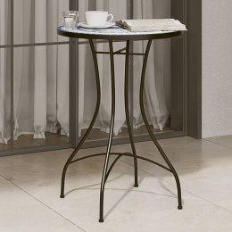 Mosaic Bistro Table Blue and White Ø19.7