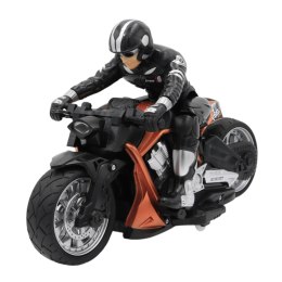 MOTOCYKL ZDALNIE STEROWANY NA PILOT MOTOCYKLISTA RC FIGURKA ZESTAW