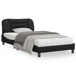 Bed Frame with Headboard Black 39.4