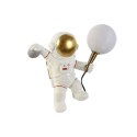 Lampa ścienna Home ESPRIT Biały Złoty Metal Żywica Nowoczesny Astronauta 26 x 21,6 x 33 cm