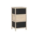 Komoda Home ESPRIT Czarny Naturalny Drewno 40 x 30 x 73,5 cm